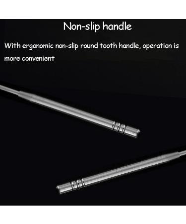 Premium Stainless Steel Tongue Cleaner - Best Oral Hygiene Tool for Adults | 13x6.5cm Tongue Care - Buy Online on GoSupps.com