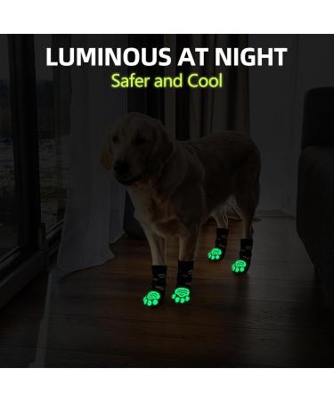Pupeck Dog Socks - Paw Protection Anti-Slide for All Dog Sizes | 3-Pair Pack & 6-Pack Options | Summer Heat Protection & Floor Grip | Ideal for Older Dogs | X-Large Black - Buy Online on GoSupps.com