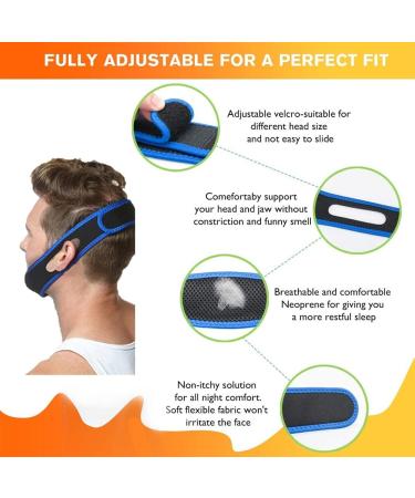 Anti Snoring Chin Strap Snoring Chin Strap Anti Snore Devices Professional Snoring Solution Snore Stopper Comfortable Snore Reducing Aids Anti Snoring Devices Stop Snoring Sleep Aid for Women and Men - Buy Online on GoSupps.com