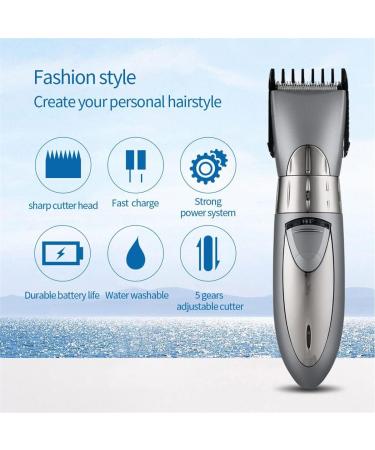 Professional Electric Hair Clippers & Barber Scissors for Men - Rechargeable Hair Trimmer & Beard Cutting Tools - Buy Online on GoSupps.com