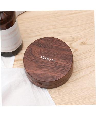 Solustrie Contact Lens Organizer - Bamboo Travel Set Stylish Storage Case for Lenses - Perfect for On-the-Go Lens Care - Buy Online on GoSupps.com