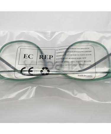 Buy Koosufa Classic Retro Glasses Frames - Ultra Light TR90 Thin Panto Glasses for Men & Women - Stylish Nerd Glasses with Case in Leopard Print - International Shipping Available - Buy Online on GoSupps.com