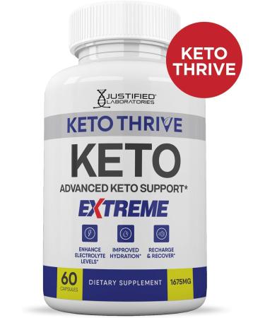 (5 Pack) Keto Thrive Keto ACV Extreme Pills 1675MG Keto Support Blend Capsule Alternative Keto ACV Gummies Formulated Apple Cider Vinegar Extra Virgin Olive Oil Powder Green Tea Leaf 300 Capsules - Buy Online on GoSupps.com