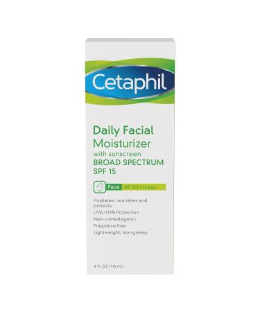 Cetaphil Daily Facial Moisturizer SPF 15 4 oz (Pack of 5) - Buy Online on GoSupps.com