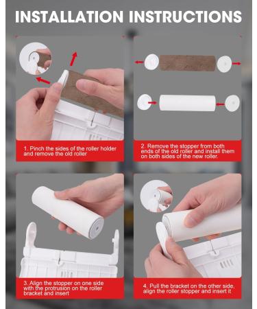 Large Floor Lint Roller for Pet Hair - Extra Sticky 6.3" Wide Long Handle 300 Sheets - Ideal for Clothes Sofa & Bed - International Shipping Available - Buy Online on GoSupps.com