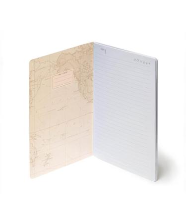 Legami A5 Lined Notebook - Eco-Friendly FSC Certified Paper Travel Size White 100 g/m - Perfect for Note-Taking - Buy Online on GoSupps.com
