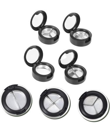 DRESSOOS 8 Pcs Eye Shadow Box Makeup Travel Containers Empty Palette Eyeshadow Travel Black Plastic - Buy Online on GoSupps.com