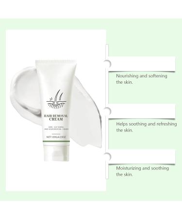  homomdy Gentle and painless hair removal cream for body and face hair removal for women and men moisturizing and soothing effective and fast hair removal non-greasy (3 pcs) - Buy Online on GoSupps.com