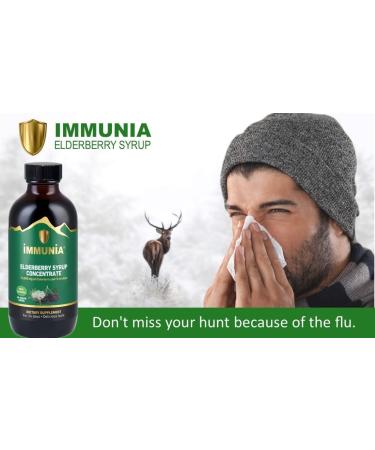 Immunia Elderberry Syrup Helps Strengthen The Immune System. Elderberry Concentrate with Elderflower Thyme and Peppermint. No Sugar Added. Delicious Taste. 24 Days/Bottle. (1-Pack) 1 Count (Pack of 1) - Buy Online on GoSupps.com