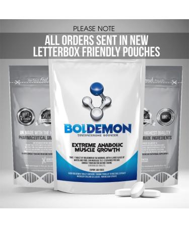BoldeMon Testosterone Boosters Supplements (7000mg) for Men - Muscle Gain & Growth Hormone Support - Buy Online on GoSupps.com
