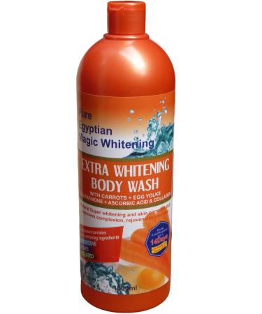 PURE EGYPTIAN MAGIC EXTRA WHITENING BODY WASH | Glutathione + Carrot + Egg Yolk + Collagen + Ascorbic Acid 1000ml
