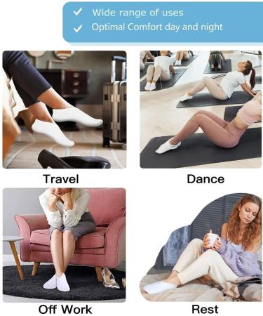 Overnight Moisturizing Socks | Premium Cotton | Dry Skin Spa Therapy | 10 Pairs - Buy Online on GoSupps.com