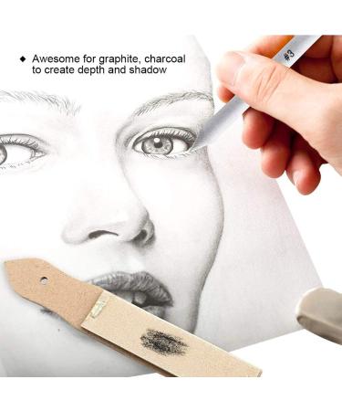 LEOBRO 11-Piece Artist Blending Stump and Tortillion Set with Sandpaper Pencil Sharpener - Ideal for Student Sketch Drawing - Buy Online on GoSupps.com
