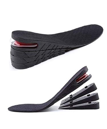 Height Increase Insoles Air Cushion Taller Shoes Insoles 4-Layer 3.54 inch Heel Insert for Men Women 1 Count (Pack of 1)
