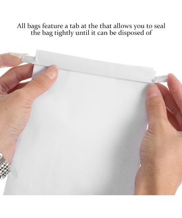 Lurrose 25pcs Disposable Vomit Bags for Car & Motion Sickness - White Throw Up Bags for Pregnancy Sickness - 23.50X12.00X7.50cm - Buy Online on GoSupps.com