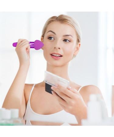 Foundation Sponge - 3 Flat Top Makeup Sponges Makeup Sponge Blender Set | Wet Liquid Foundation Sponge With Holder Dry Foundation Sponge Sponge Purple. - Buy Online on GoSupps.com