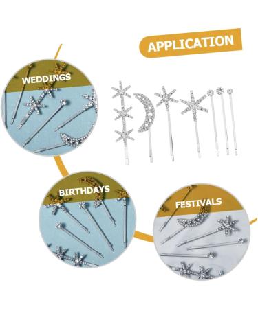 DOITOOL 1 Set Fringe Bobby Pin Rhinestone Hair Clips Side Clip Hair Accessory for Women Hair Clips for Women Hair Barrettes Hair Pin Rhinestone Barrettes Wild Issue Card Alloy - Buy Online on GoSupps.com
