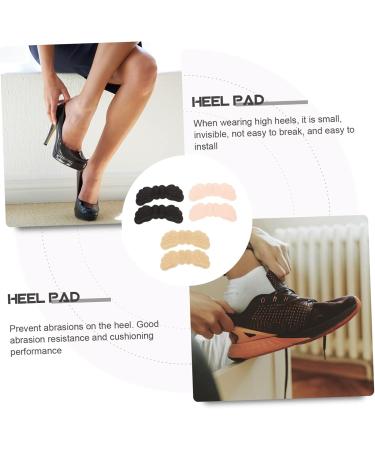 NOLITOY Heel Wear Pads - 6 Pairs High Heel Cushion & Grips for Women | Anti-Slip Comfort Liner Inserts for Shoes - Buy Online on GoSupps.com