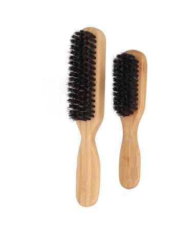 Ergonomic Bamboo Beard Brush for Men - Reinforced Handle Portable & Versatile Styling Tool - Buy Online on GoSupps.com
