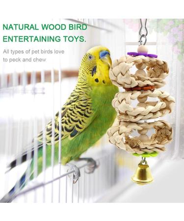 Bird Parrot Swing Toys - Chewing, Climbing, Hanging Perch & More for Small to Medium Birds - Buy Online on GoSupps.com