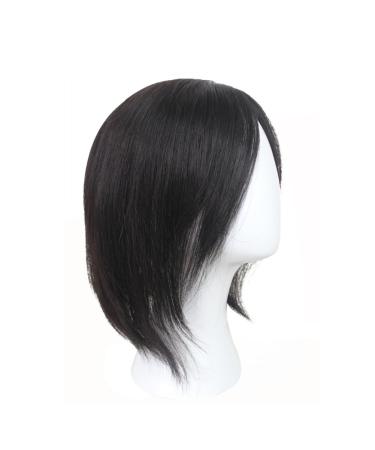 Remeehi 6x6 Dark Brown Straight Human Hair Clip-In Hairpiece for Women - Premium Quality & Natural Look - Buy Online on GoSupps.com