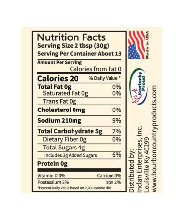 Bourbon Country Gourmet Sauce | Versatile Marinade for Stir-Fry and Cooking | Nappe Consistency | Ideal for Fish and Steak | 14.3 Oz - Buy Online on GoSupps.com