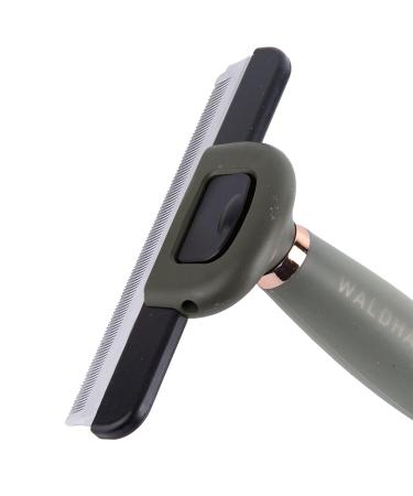 Buy WALDHAUSEN Shedding Comb with Gel Handle - XL Green | Best for Pet Grooming - International Shipping - Buy Online on GoSupps.com