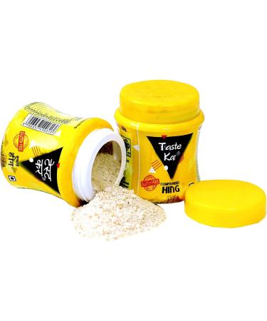 TasteKar Compounded Asafoetida Powder 100g - Vegetarian Natural Hing Indian Spice - Buy Online on GoSupps.com