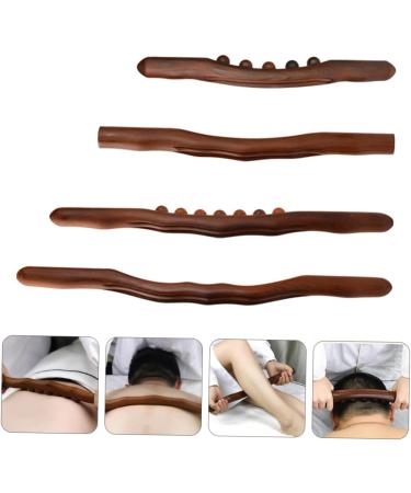 Healeved Wooden Massage Device Set - Forearm & Back Trigger-Point Roller for Muscle Relief | International Shipping - Buy Online on GoSupps.com