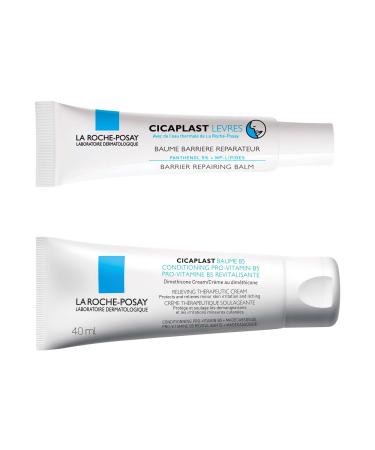 La Roche-Posay Cicaplast Balm & Lips Moisturizer BUNDLE. Cicaplast Baume B5 Multipurpose Balm & Lips Moisturizer for Cracked Very Dry Skin & Lips. Suitable for Sensitive Skin & Children. BUNDLE: Cicaplast Baume & Lips