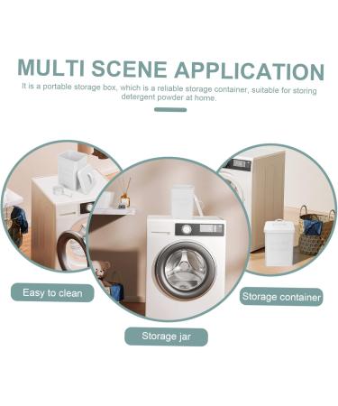 Healifty 1 Set Washing Storage Bucket Lotion Dispenser Household Iron Bucket Fabric Softener Dispenser 23X15.5CM White - Buy Online on GoSupps.com