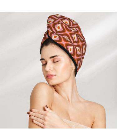 70s Retro Hair Towel Wrap - Quick-Dry Turban for Effortless Styling & Comfort - Buy Online on GoSupps.com