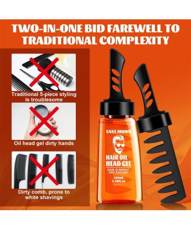 FOMIYES 2pcs Men Hair Spray Hairspray for Men Mens Hair Wax Styling Comb Styling Cream Hair Cream 2 in 1 Man - Buy Online on GoSupps.com