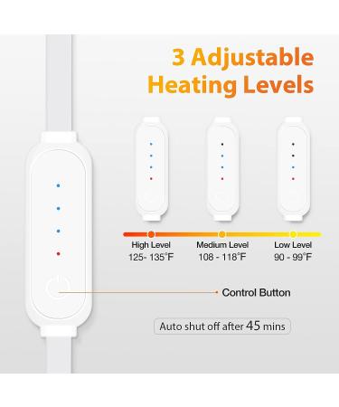 Comfheat USB Sinus Relief Mask - Moist Heat Face Heating Pad for Sinus Pressure, Nasal Congestion, Sinusitis - 3 Heat Settings, Warm Compress Therapy for Allergies, Stress - Ideal for Car Travel - Buy Online on GoSupps.com