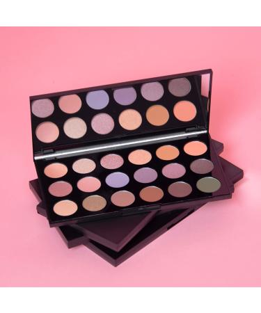 Palladio Ultimate Pro Eyeshadow Palette by Shannon De Lima | 18 High-Pigmented Shades - Matte, Shimmer, Metallic, Satin | Vegan & Talc-Free Formula | Long-Lasting & Easy to Blend - Buy Online on GoSupps.com