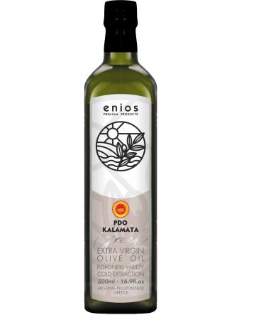 Enios PDO Kalamata Extra Virgin Olive Oil 100% Pure Greek 500ml 750ml 1L (500 ml)