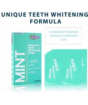 Teeth Whitening Strips for Sensitive Teeth - 30 Enamel Safe Strips Fast 30-Minute Results SGS Certified Mint Flavor - Buy Online on GoSupps.com