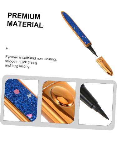 Healvian 3pcs Self Adhesive Mascara Diamond Liquid Eyeliner Black Eyeliner Pen Non Magnetic Eyeliner Plastic - Buy Online on GoSupps.com
