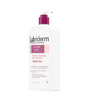 Lubriderm Advanced Therapy Fragrance-Free Moisturizing Lotion 32 fl. oz - Intense Hydration for Extra Dry Skin - Buy Online on GoSupps.com
