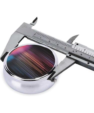 Colorful Rainbow Round Pill Box | 3 Compartment Portable Organizer for Travel | International Shipping Available - Buy Online on GoSupps.com