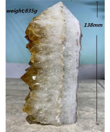 Amethyst Rough Stone Tower Natural Citrine Amethyst Raw Quartz Purple Crystal Cluster Stones Specimen Home Decoration Crafts Gift Full of Texture - Buy Online on GoSupps.com