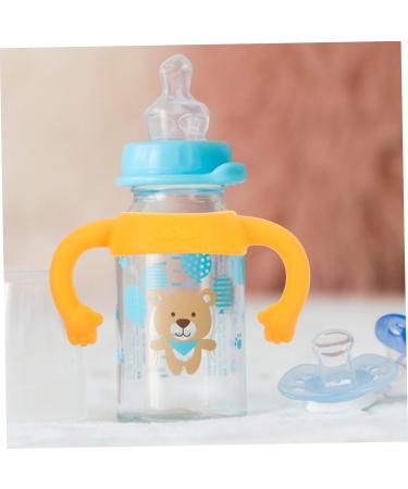 Abaodam 2 Pcs Bottle Handle Milk Bottle Holder Feeding Bottles Handle Feeding Bottles Holder Bottle Holder Silica Accessories - Buy Online on GoSupps.com