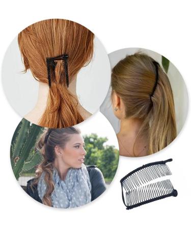 PengLAI Hair Clips Banana Hair Clips Interlocking Banana Clip Stretchable Hair Styling Accessory for Thick Curly and Wavy Hair Styling Decoration - Buy Online on GoSupps.com