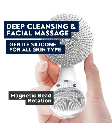 Buy ZAQ Tara Sonic Facial Cleansing Brush - Silicone Face Scrubber with Soft Bristles | Remove Dead Skin & Makeup | 6 Colors for All Skin Types - International Shipping Available - Buy Online on GoSupps.com