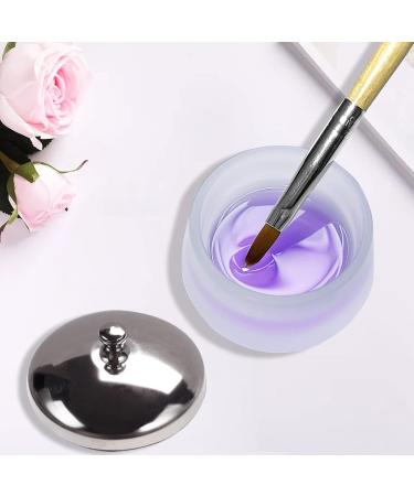 Buy Matte Acrylic Liquid Powder Glass Dappen Dish with Cap for Nail Art Kit - HJ-NAPB025 | International Shipping Available - Buy Online on GoSupps.com