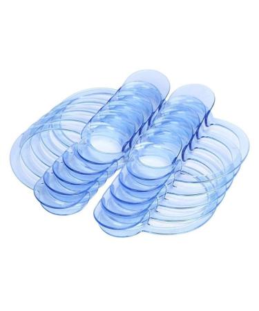 Cheek holder dental mouth opener dental c-shape mouth opener for tooth whitening party game for family children adult size S/m/l 10 pieces (blue m) blue m