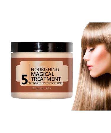 GMVVAC Deep Repair Hair Smoothing Mask, Collagen Hair Mask, 5 Seconds Nourishing Magic Treatment, Restore Soft Hair in 5 Seconds