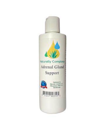 Naturally Complete Adrenal Gland Support Lotion 8 oz Bottle | Non-GMO | No Soy | Unscented | Made In The USA