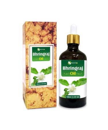 Bhringraj (Eclipta alba) Essential Oil 100% Natural - Undiluted Cold Pressed Aromatherapy Premium Oil - Therapeutic Grade - 100ml with Dropper 100.00 ml (Pack of 1)