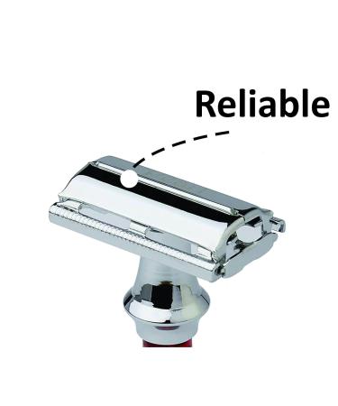 Pearl Shaving Butterfly Safety Razor for Men - Eco-Friendly Twist-to-Open Shaving Kit | Perfect Valentine's Day Gift - Buy Online on GoSupps.com